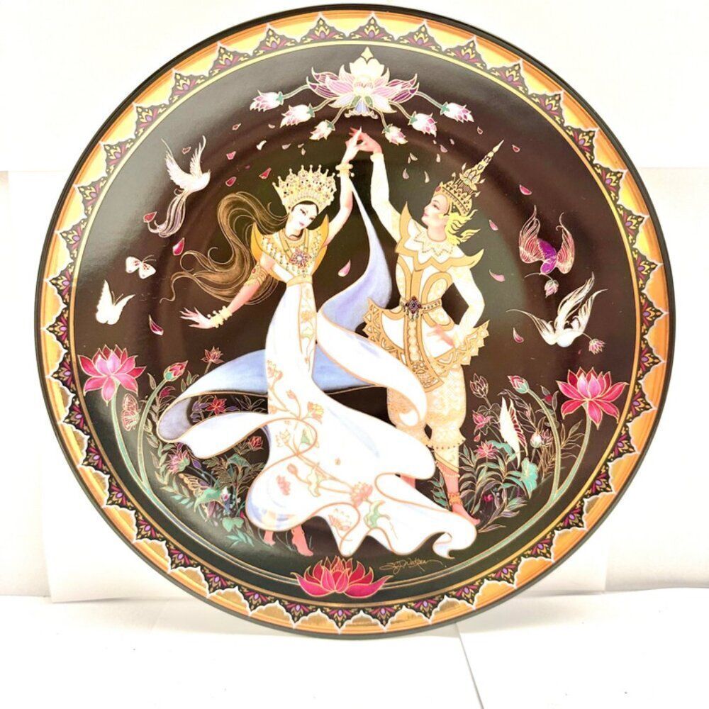 1991โThe Wedding Dance Bradford Exchange Plate Love Story Of Siam No. 11391 N